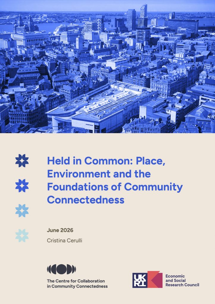 Report Cover for 'Held in Common: Place,
Environment and the
Foundations of Community
Connectedness'