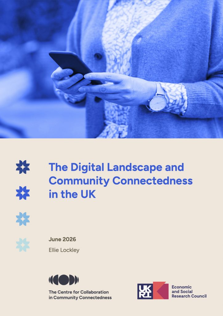 Report Cover for 'The Digital Landscape and
Community Connectedness
in the UK'