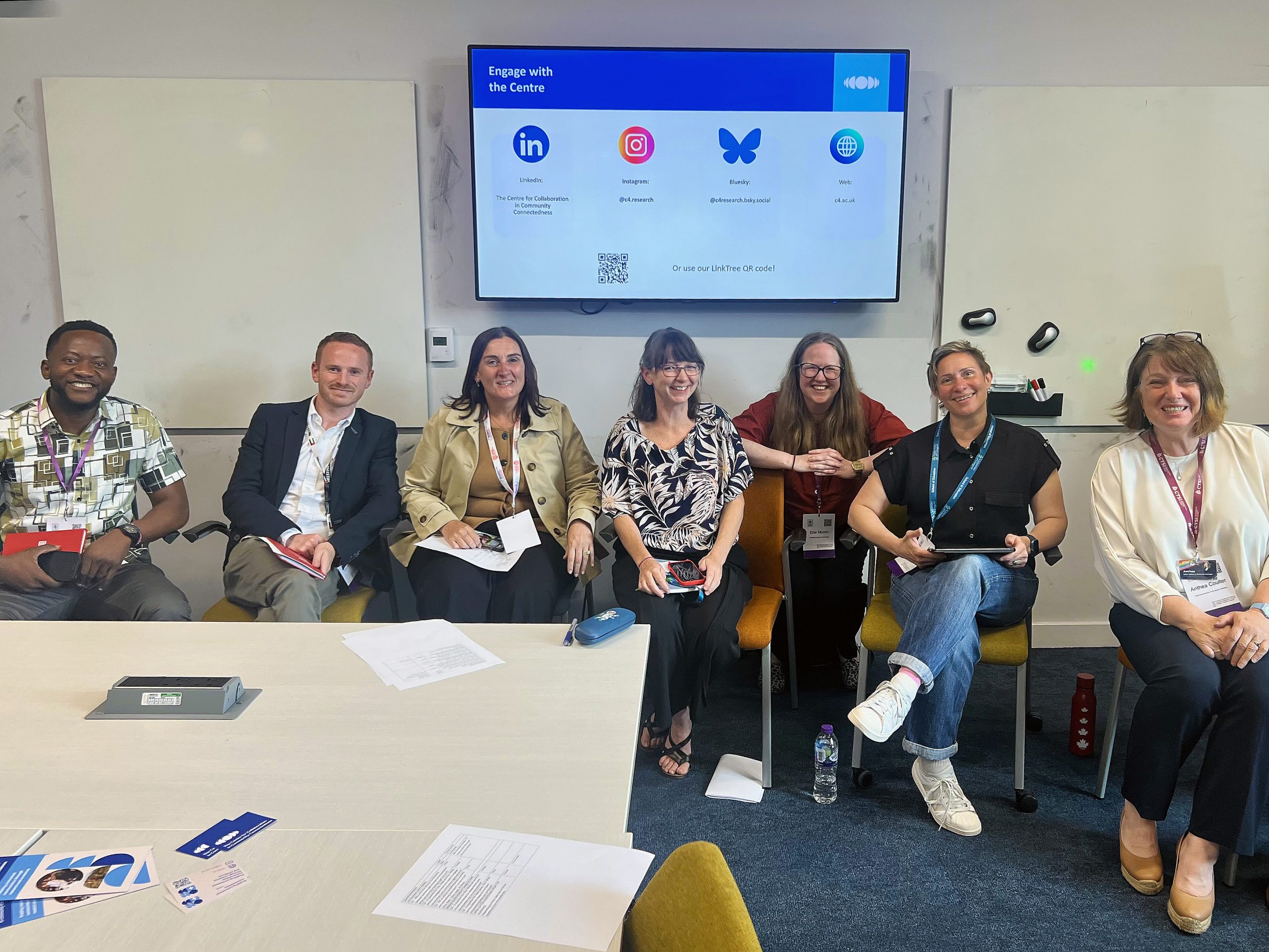 Members of the C4 team at the conference session.